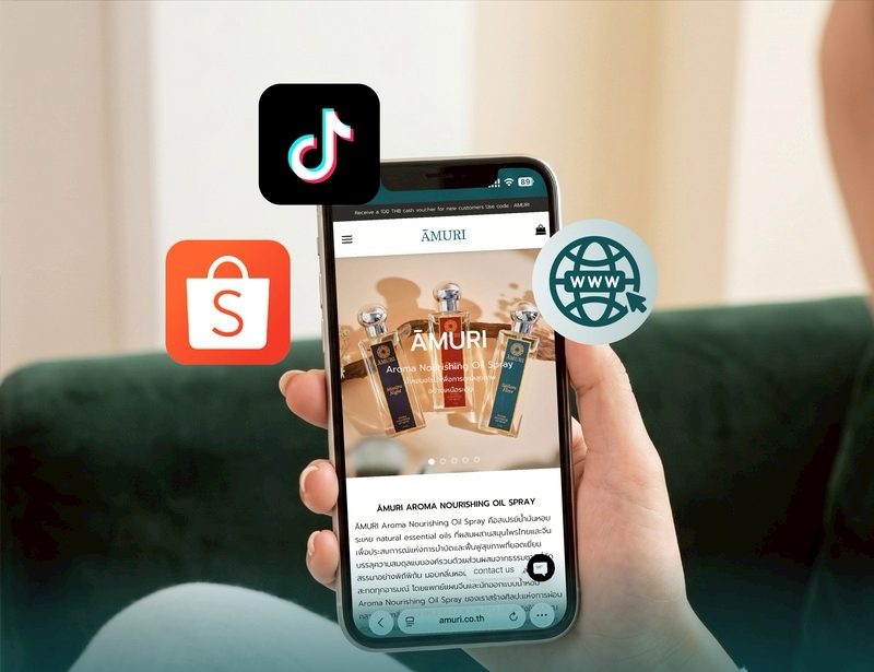 可在官网、Shopee 及 TikTok Shop 选购 AMURI